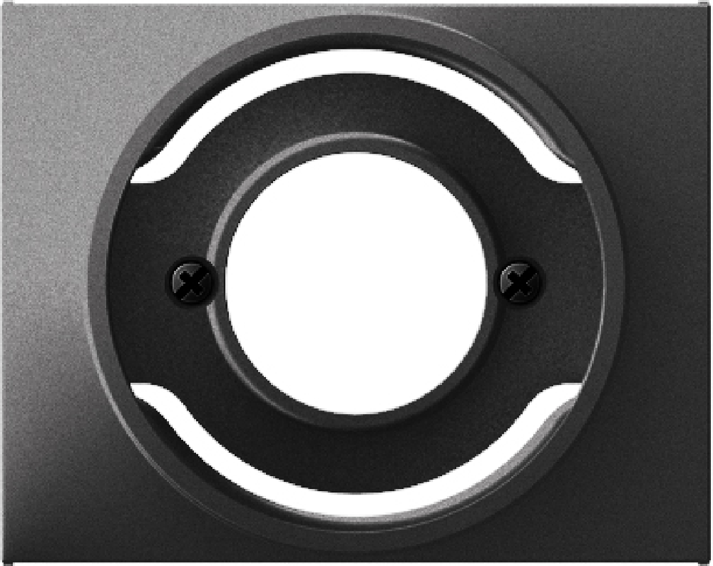hager Centre plate signal lamp 513102 anthr.