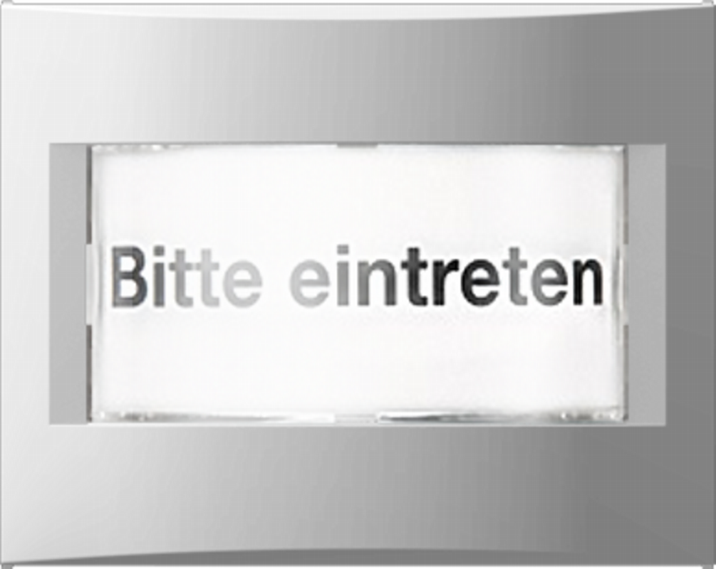 hager Centre plate f. sl 1289xx/2949 white