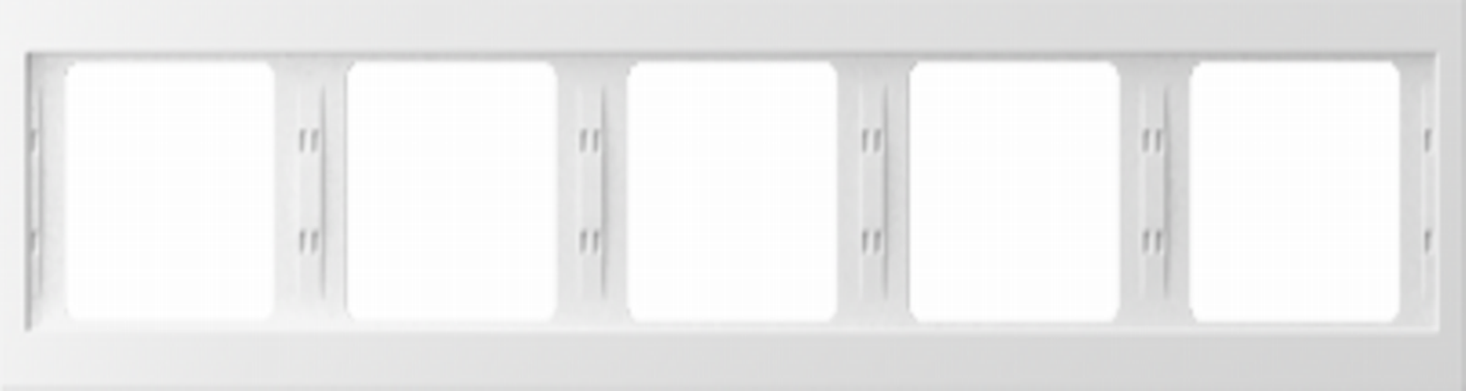 FRAME 5FOLD HORIZ. WHITE