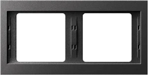 hager Frame 2fold horiz. anth.