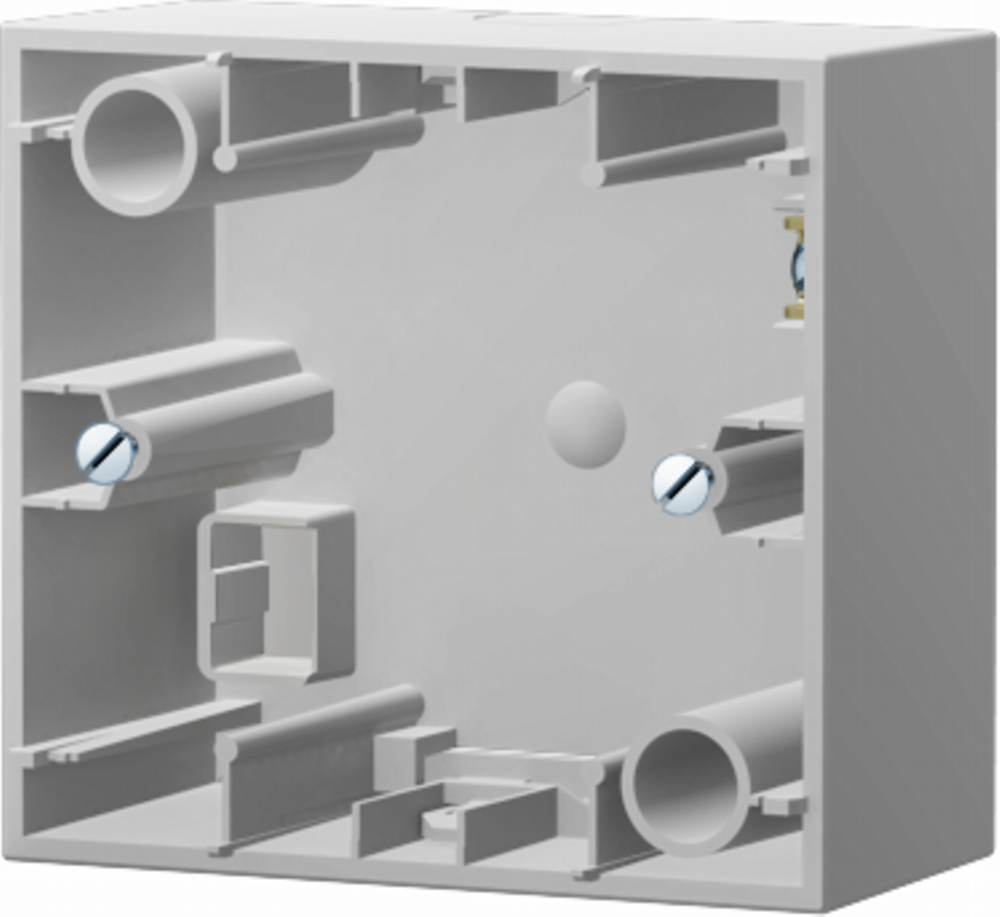 SURFACE MOUNTING BOX 1FOLD 36MM WHITE