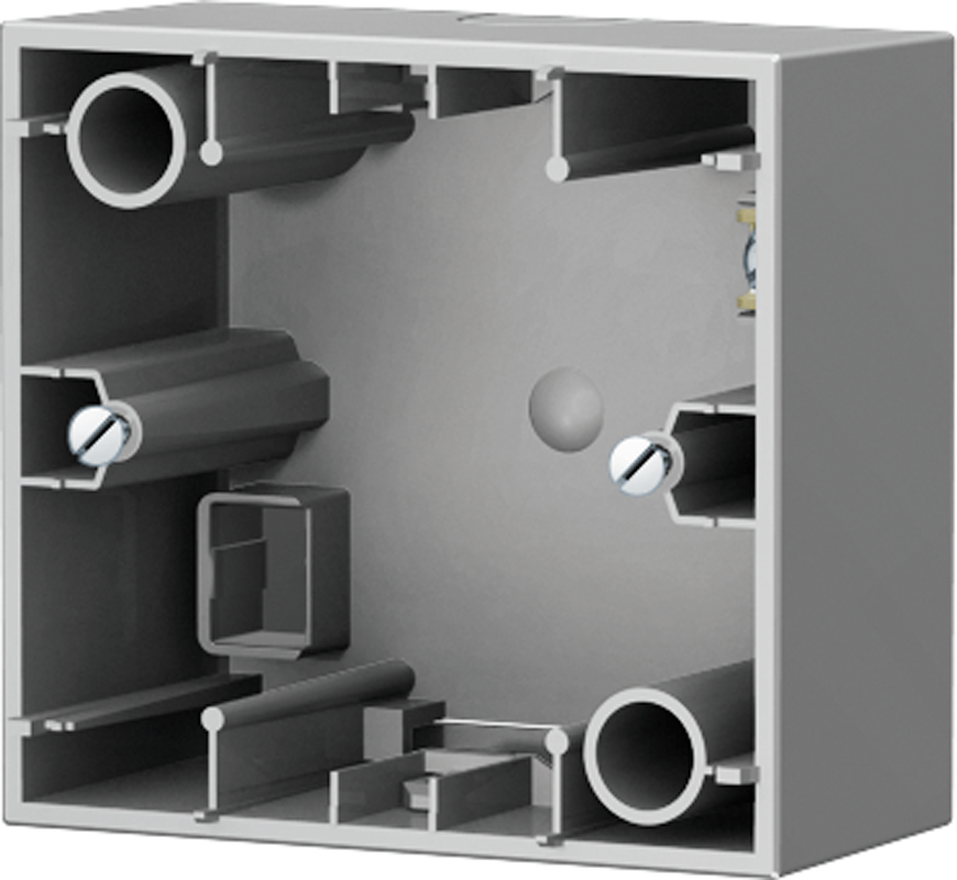 SURFACE MOUNTING BOX 1FOLD 36MM RST MATTA