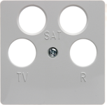 CENTRE PLATE ANT. OUTLET 4594 WHITE