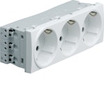 SOCKET OUTLET WS173 3S/16A/IP2XC QC 6M WHT