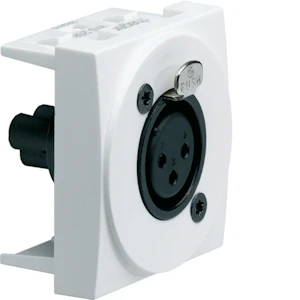 hager Vdi-outlet ws266 xlr female st 2m white
