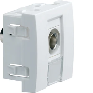 hager Vdi-outlet ws273 bnc-term. cont. 2m wht