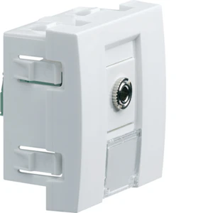 hager Vdi-outlet ws278 1x3.5mm audio st 2m wht