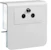 hager Antenna outlet plinth sl20080 tv+r cont/end white