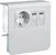 hager Eluttagdosa sl20080 so+2xrj45 cat6 vit