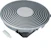 hager Floor box al d= 306 ip66 bd black groove