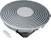 hager Floor box al d= 242 hb black groove