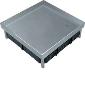 hager Floor box rst fe 244x244 bl 28mm