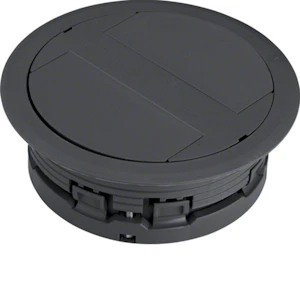 hager Penetration escutcheon lafkg <20 hf pa black