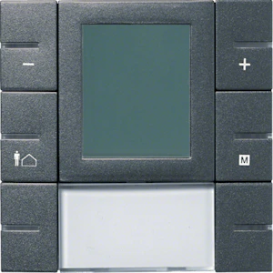 hager Thermostat knx wyt627 lcd + 2-fold sl ant