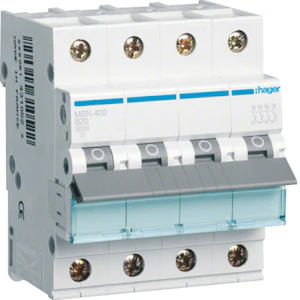 hager Automatsäkring mbn420 4x20a kurv b 6ka