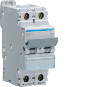 hager Automatsäkring nrn204 2x4a kurv c 25ka