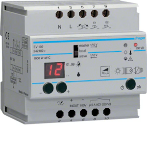 hager Valonsäädin hager ev102 1-10/1000w rlc m/s/l p/t
