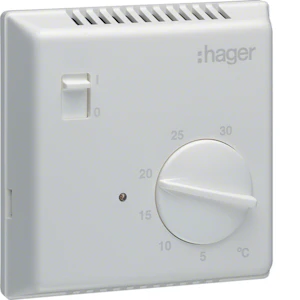 hager Huonetermostaatti hager ek051 1s 10a bi kytk