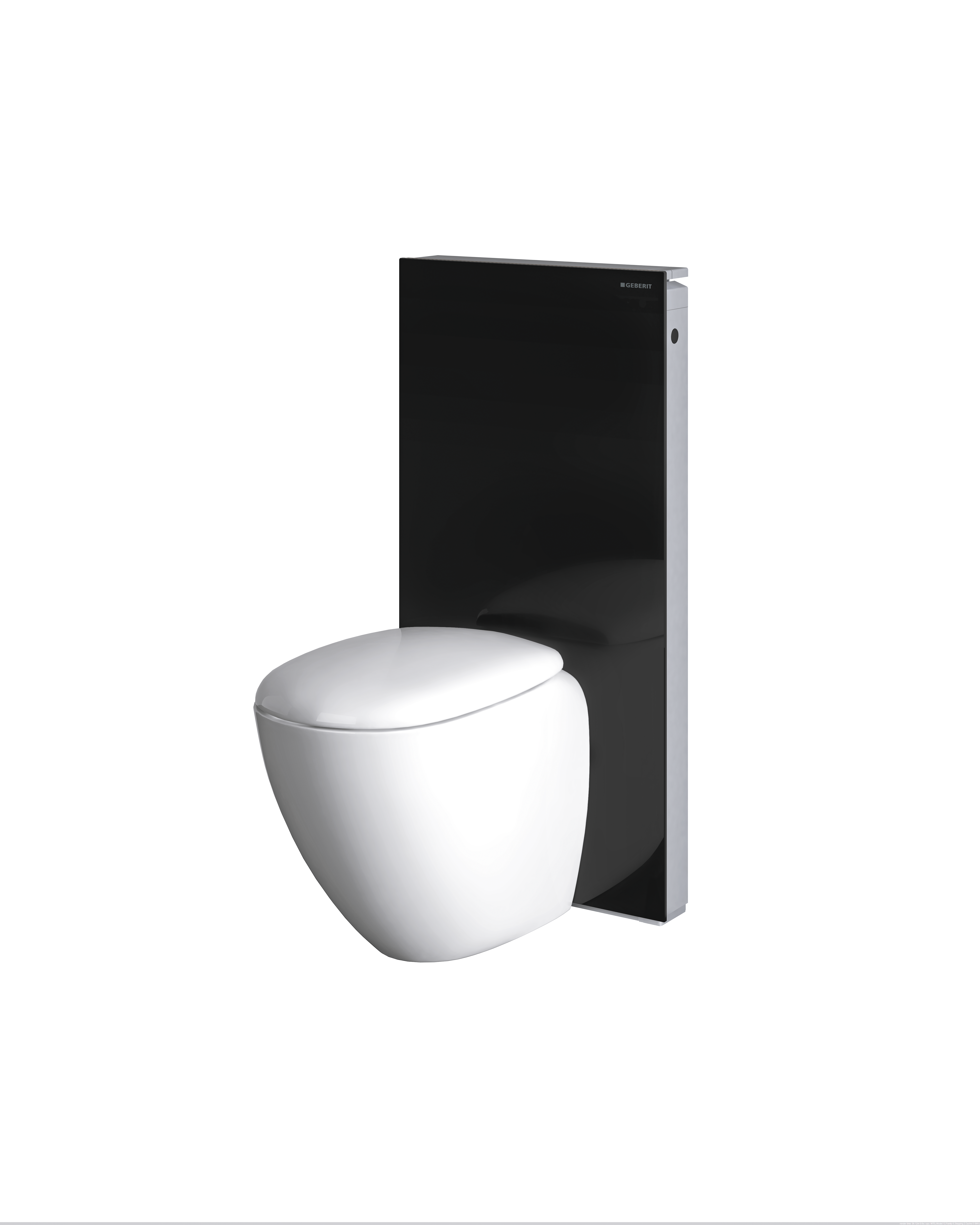 geberit Wc-fixtur geberit monolith svart