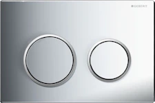 ACTUATOR PLATE GEBERIT KAPPA21 CHROME/MATTCHROME