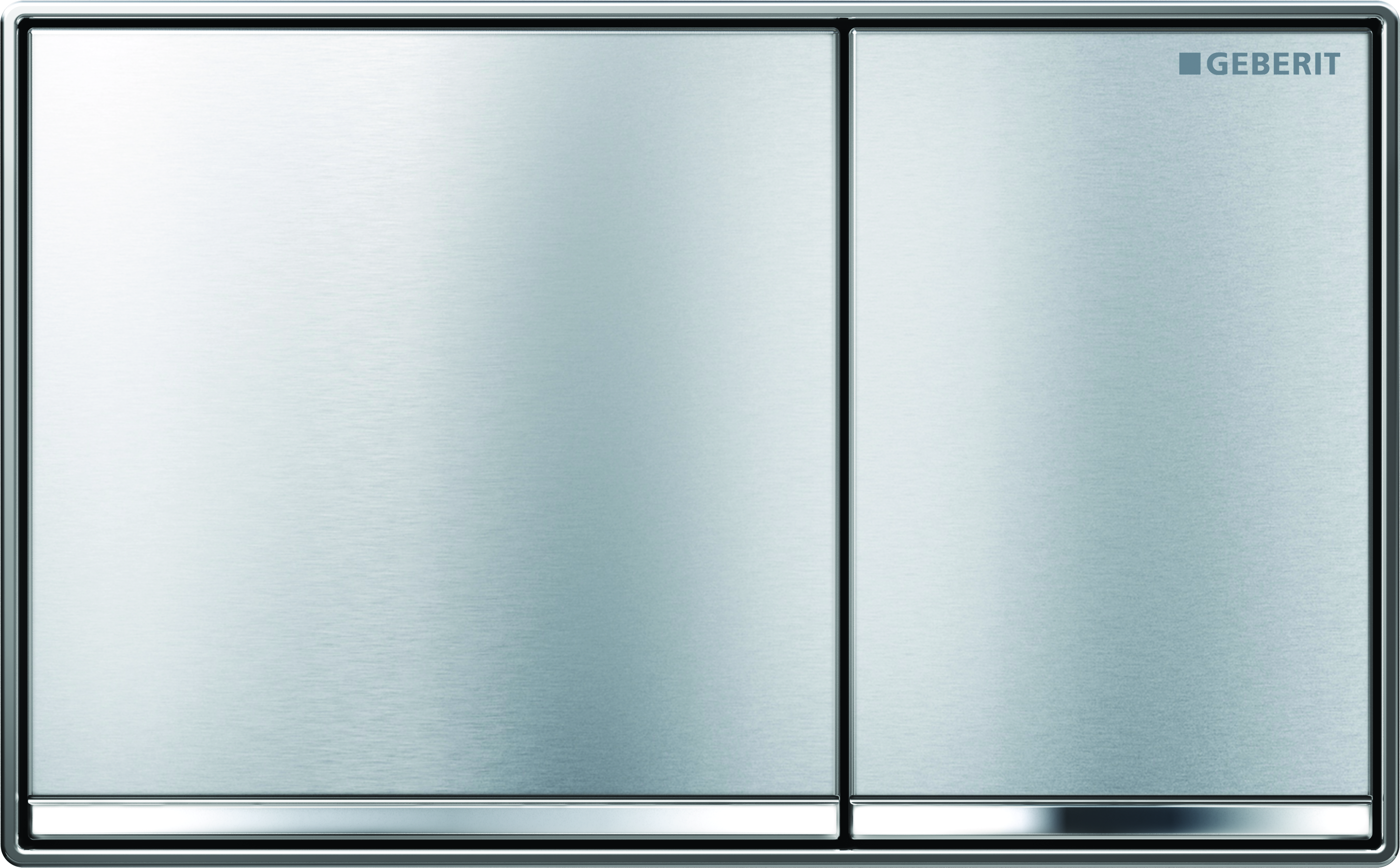 ACTUATOR PLATE GEBERIT OMEGA60 BRUSHED STEEL