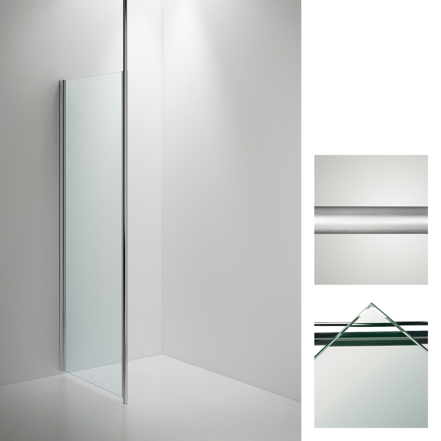 inr Shower wall sanka sync 30 l80/2250 matt/clear