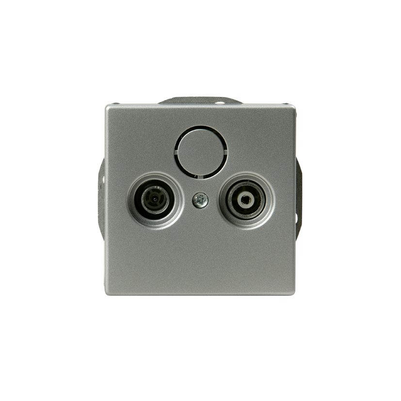 abb Satellite antenna socket impressivo 1743s-83p alu