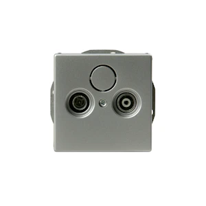 abb Satellite antenna socket impressivo 1743s-83p alu