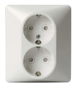 abb Schuko-uttag 2-vägs