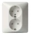 abb Schuko-uttag 2-vägs