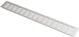 fresh Grille fresh 500x80 mm, alum.