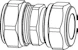 imi ta Puserrusliitin ta 10x8 suora ta53301-223 kromi