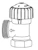 imi ta Radiator valve angle ta 1/2 trv-2 50863-615 no union