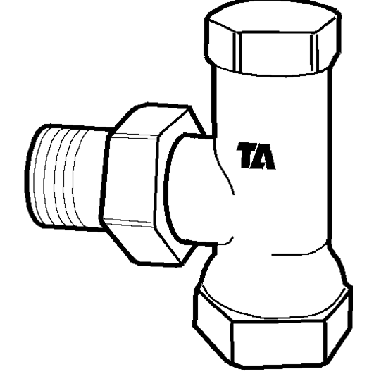 imi ta Returventil vinkel ta 3/8 i/u trim ta50003-110