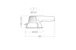 glamox Downlight armatur d20-r210 217dali 830 si/wh