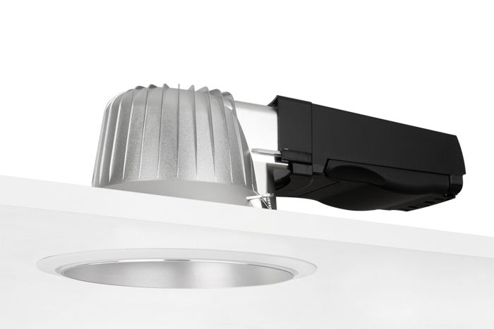 glamox Downlight armatur d20-r210 117hf 830  sm/wh