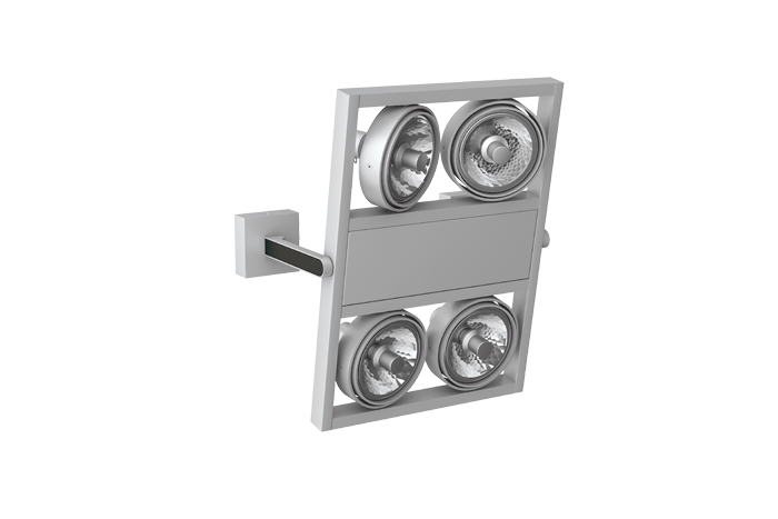 glamox Alasvalo s51-s s51-s 4x50w gx5.3 square