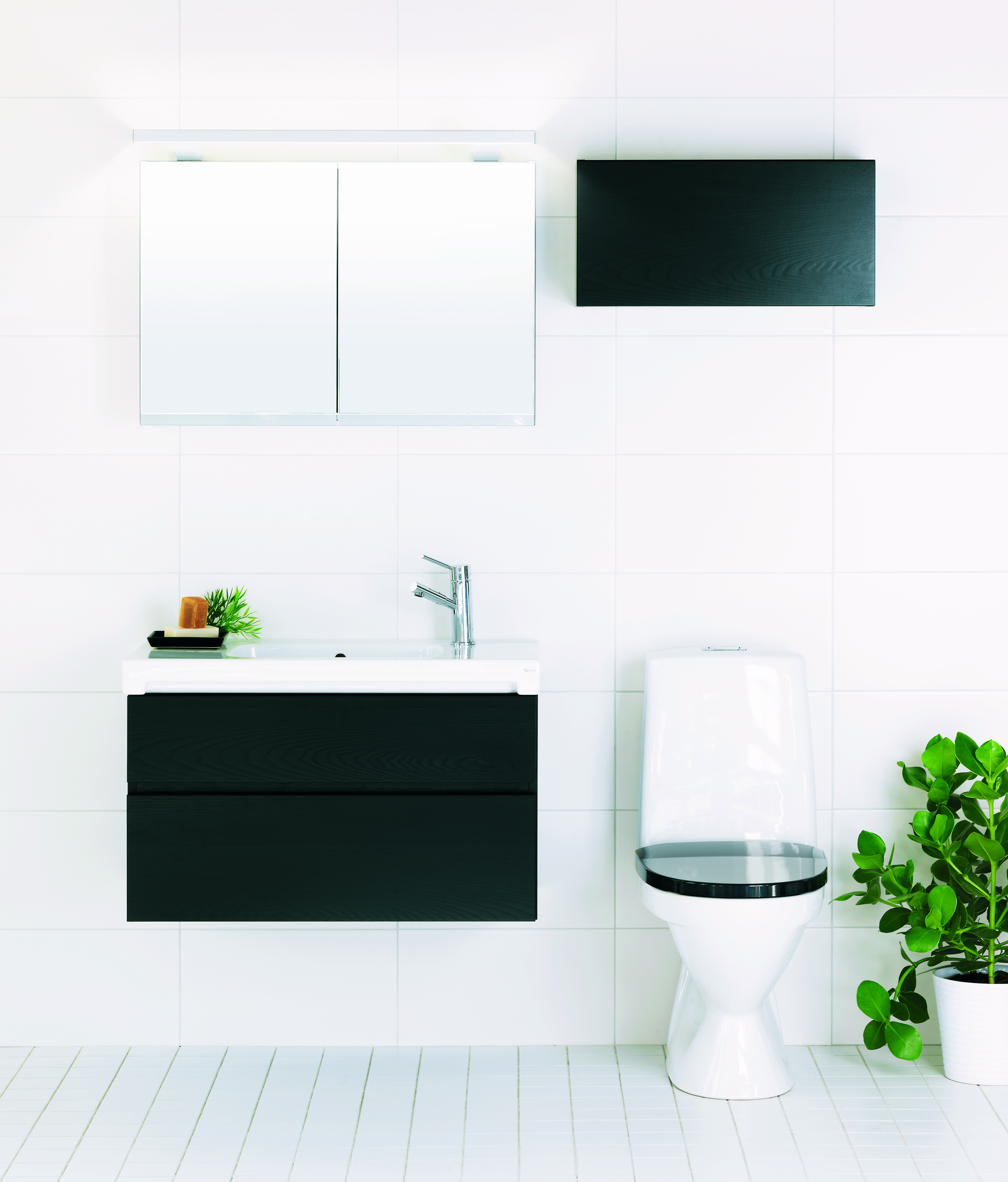 ido Upper side cabinet 600x183x300 / white  seven d