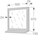 ido Planspegel med hylla ido 9703752001 classic 500