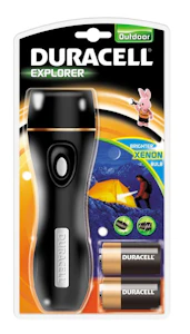 duracell Duracell ficklampa explorer inkl.2xdbatt.