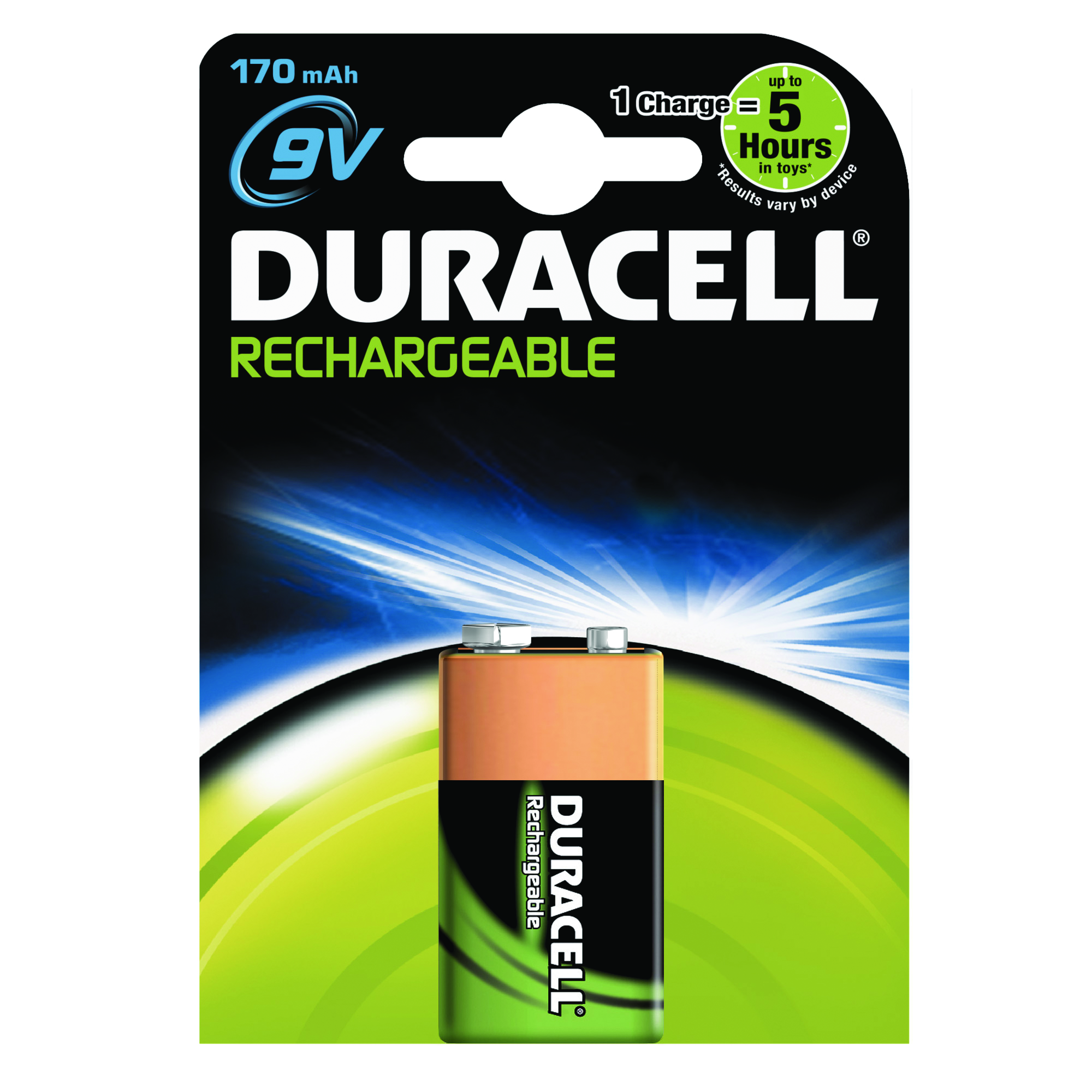 duracell Akku nimh duracell 9v/hr22/dc1604 b1 170mah