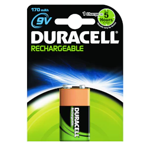 duracell Akku nimh duracell 9v/hr22/dc1604 b1 170mah