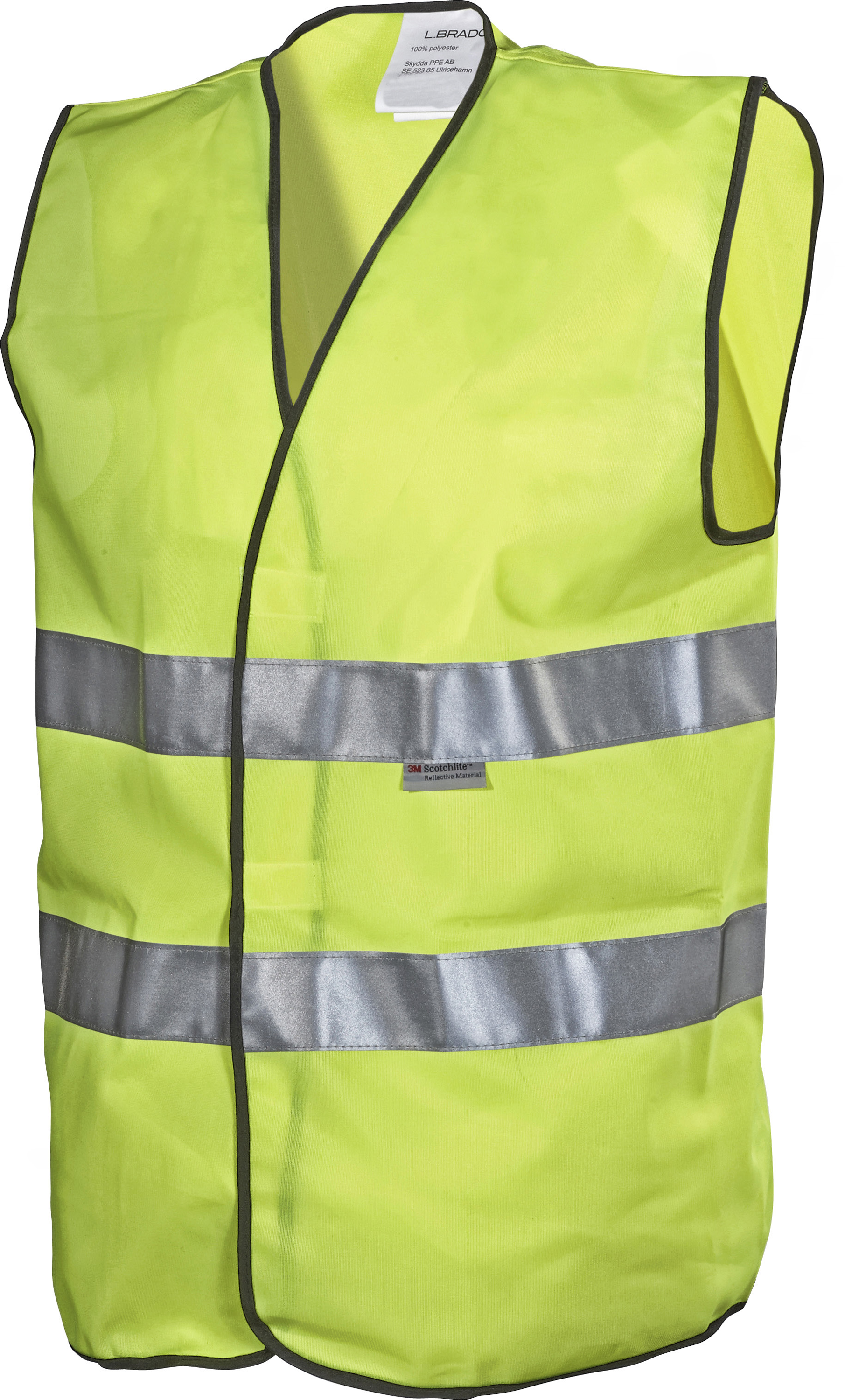 3m Hiviz clothes waistcoat 283p kl 2 yellow l