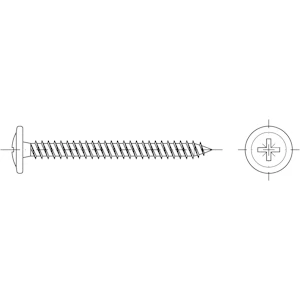 onnline Plåtskruv kfr skarp zn 4,2x13 100st