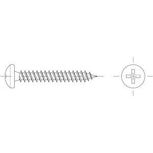 onnline Universalskruv kullrig pz zn 4x25 100st