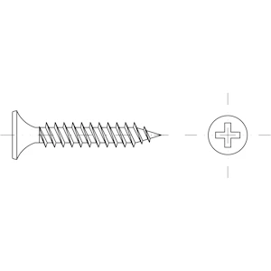 onnline Plaster screw zn 100 pces 3,9x41