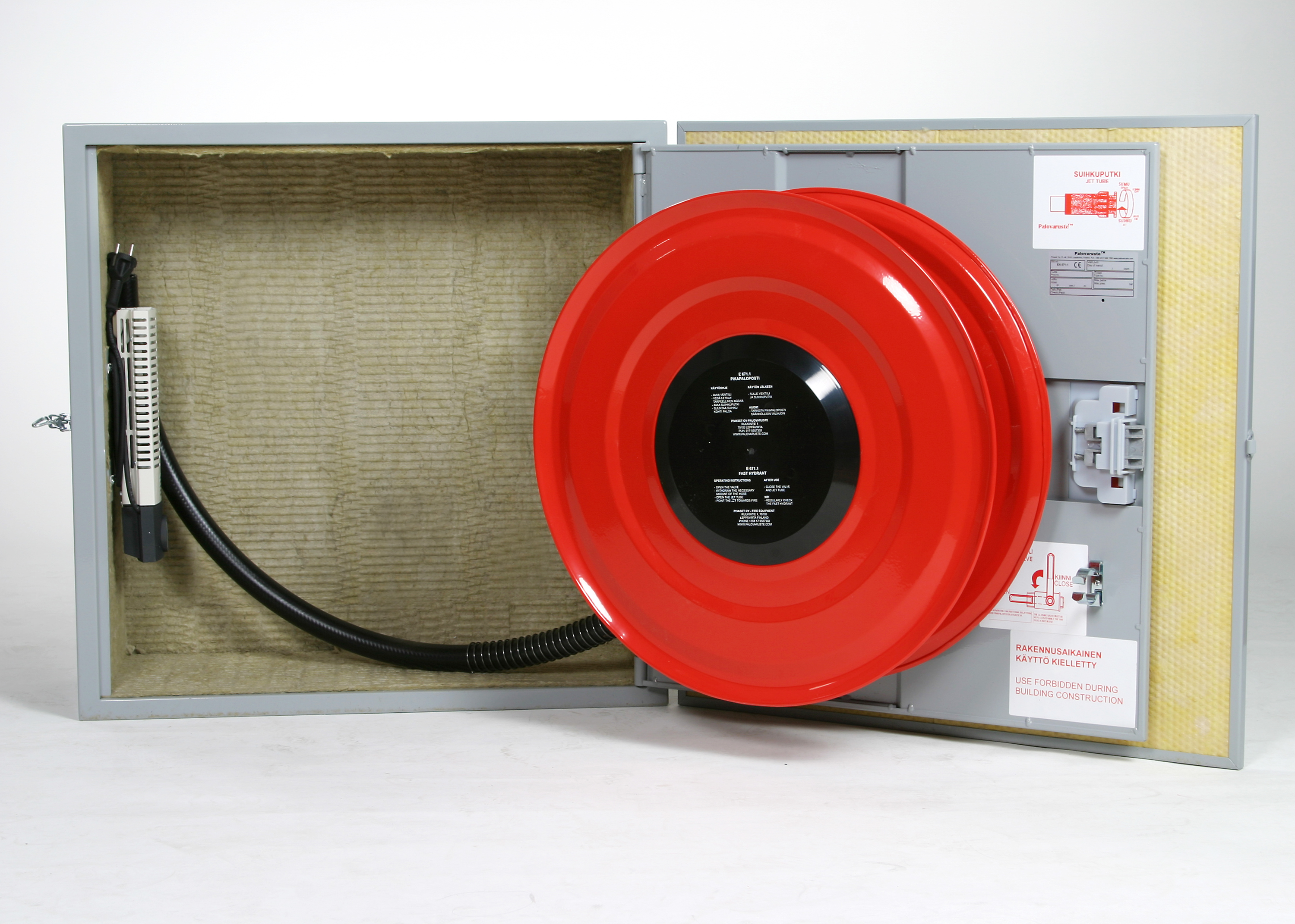 FIRE HOSE REEL CAB WARM PALOVARUSTE PV-11EL W/O HOSE