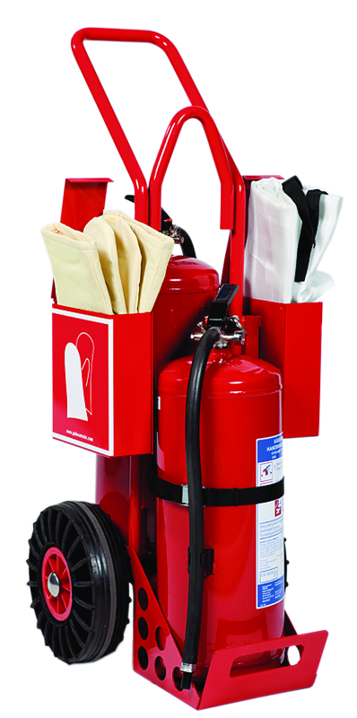 FIRE WORK CART PALOVARUSTE 2X12KG GLOVE,BLAN.