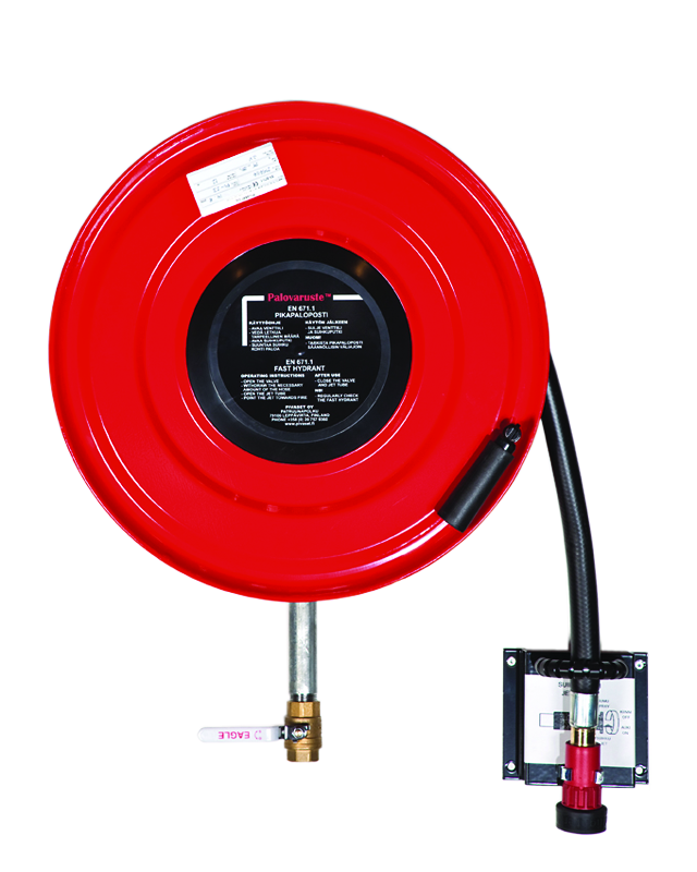 HOSE REEL STAINLESS STEEL PALOVARUSTE PV-23R W/O HOSE