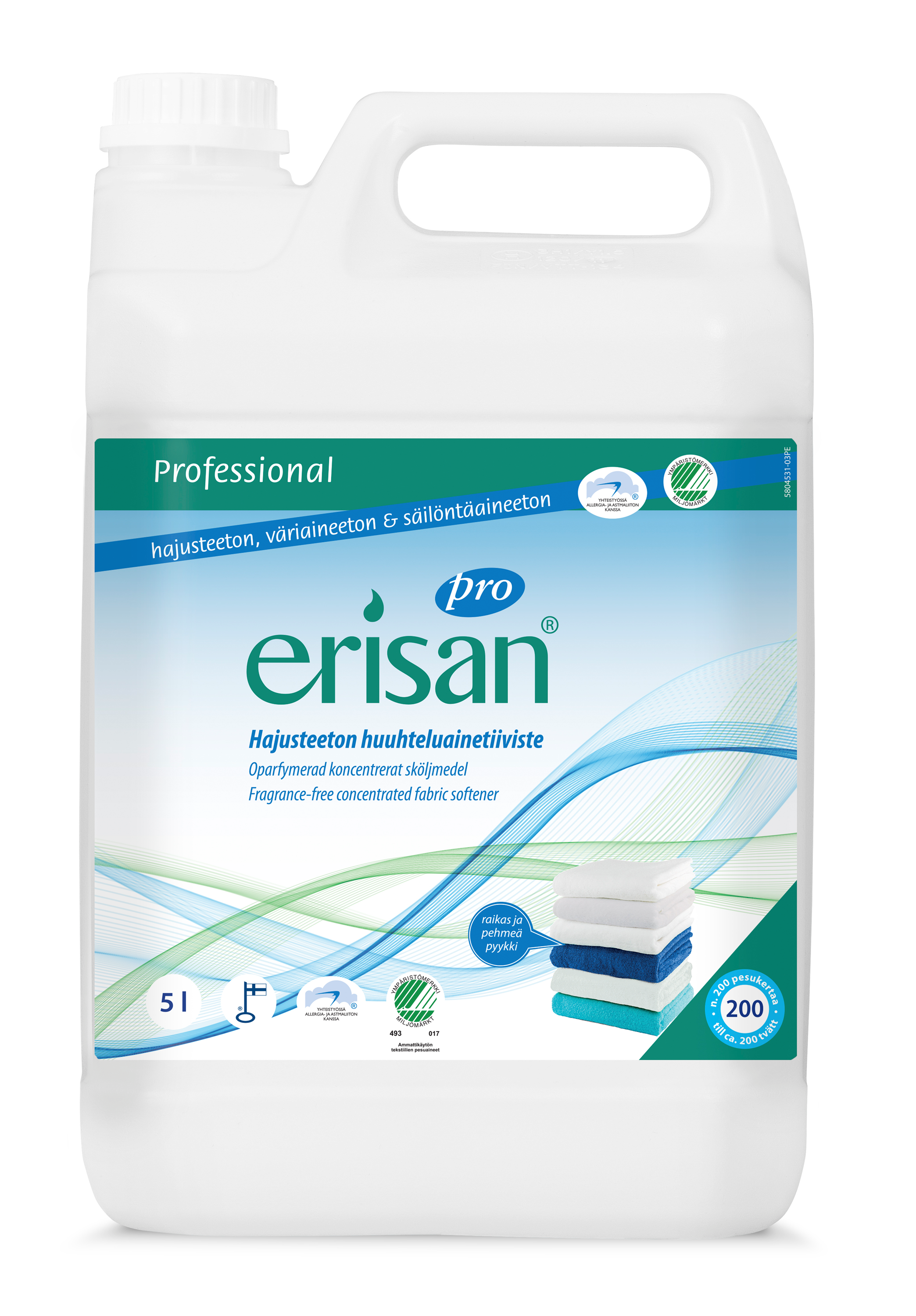 undefined Textile wash erisan sköljmedel 6x1l